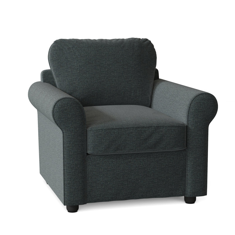 Warrington Upholstered Armchair, Vault Aegean