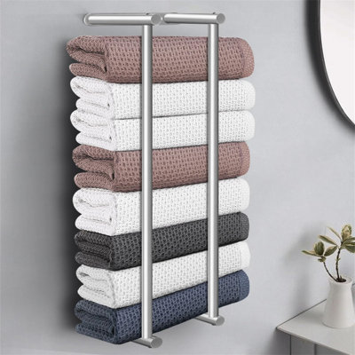Carevic 2 Wall Mounted Required Towel Rack