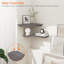 Tablettes de coin murales, ensemble de 3