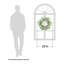 Couronne de printemps 22 po Olive et feuilles volantes