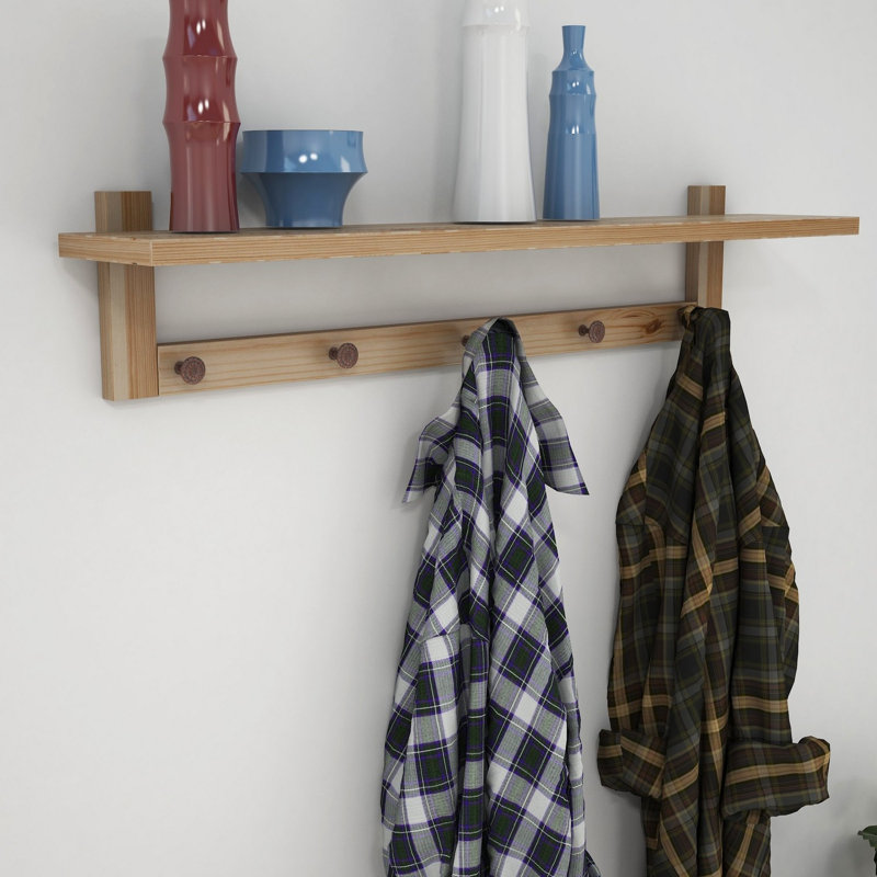 Tablette en bois massif Isabela, Bouleau