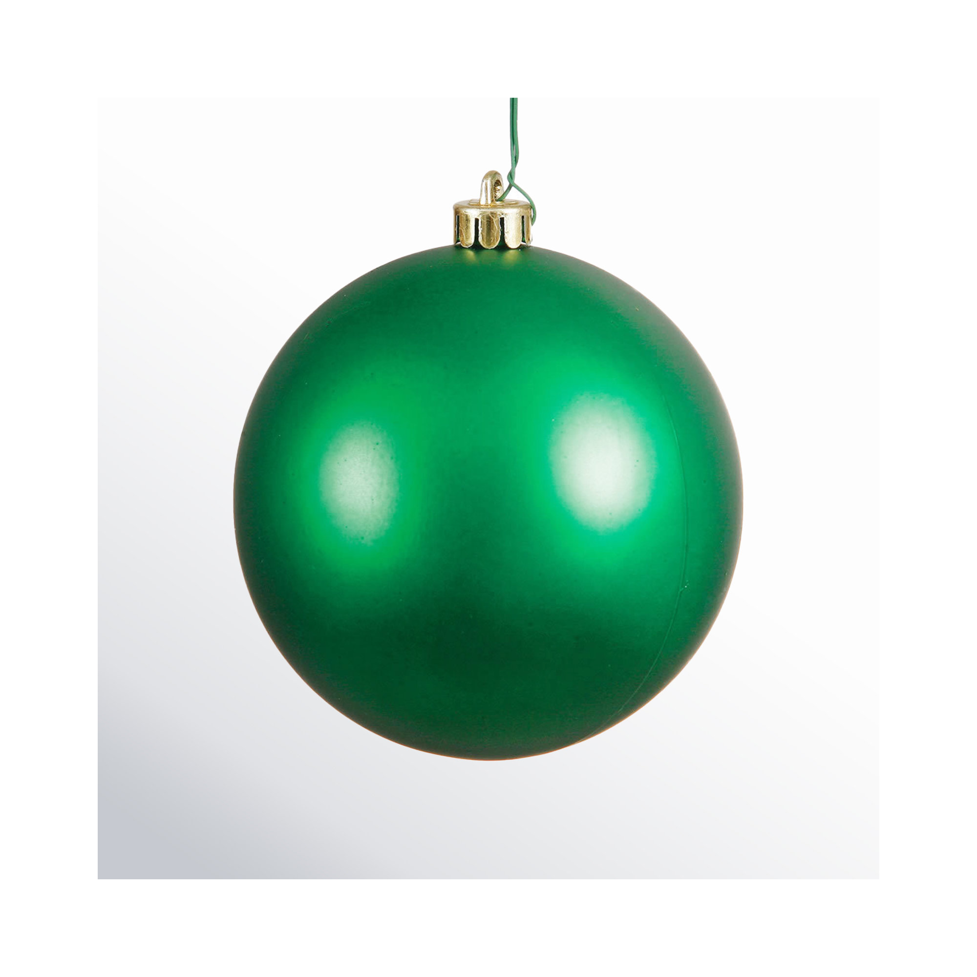 Holiday Décor Ball Ornament, 2.75" H x 2.75" W x 2.75" D, Green