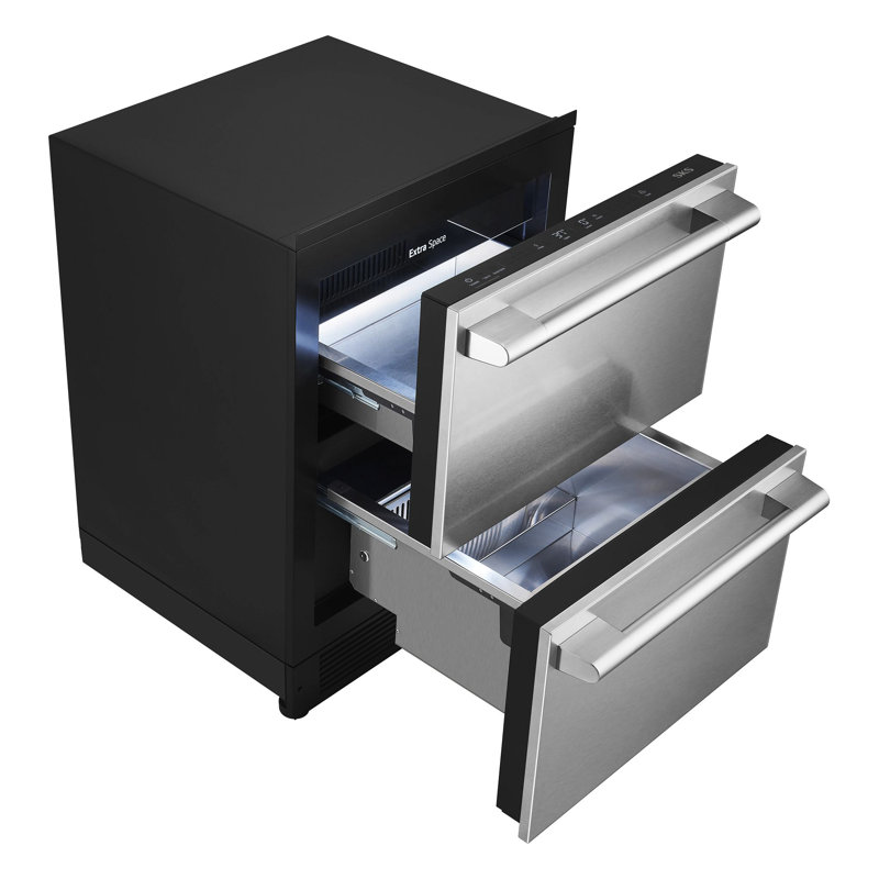24" Integrated Undercounter Dual-Drawer Refrigerator