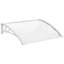 Yaheetech 76cm D Plastic Cover Retractable Door / Window Awning-1107383796-1201708312