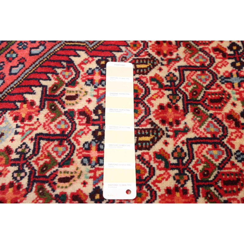 Tapis crème Anadol, rouge 3 pi 4 po x 5 pi