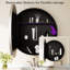 Pharmacie murale ronde avec tablettes Gervon-110687042-97885417