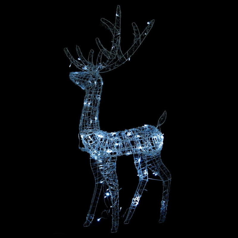 Weather Resistant Acrylicc Christmas Decoration, Cold White