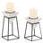 2 Piece Tabletop Candlestick Set-1747267444