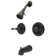 Heritage Pressure Balanced Temperature Control Tub and Shower Faucet with Twin Metal Lever Handles