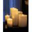 Bougie pilier classique DEL sans flamme scintillante à piles-97893833-97893839