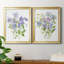 «Columbine Spray I», ensemble de 2 peintures sur toile encadrées-155258490-155258491