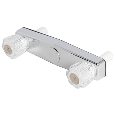 Robinet de douche à deux poignées non métalliques pour le rv/la maison mobile