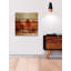 Crimson Palms par Parvez Taj - reproduction d'art sur bois de pin naturel-800907990