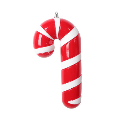11" Glitter Candy Cane Ornament.