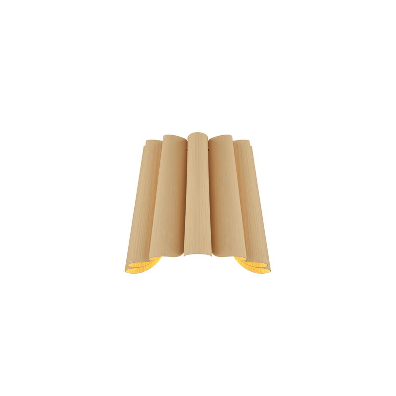 Renata Integrated LED Flush Mounted Sconce, Ash