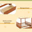 Lit à baldaquin en bois avec tiroirs de rangement-755756746-755756788