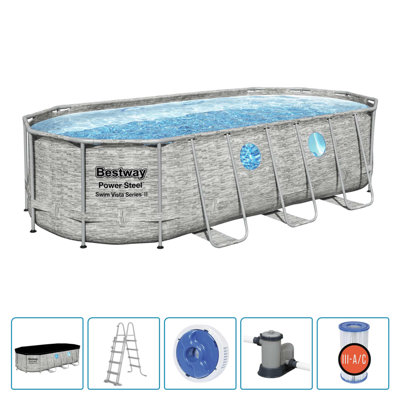 Piscine en acier VidaXL