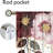 2PCS Luxurious Floral Style Decor Light Filtering Curtains with Burgundy and Pink Flowers, Gold Hanging Chains Pattern, Spring Refresh, Easy Hang Rod Pocket Design, All-Season for Home Living Room Bedroom Study Cabinet Decoration-1415617750