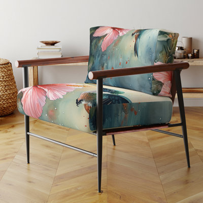 Fauteuil d'appoint Hummingbird - Hummingbird and Hibiscus