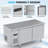 15 Cubic Feet Undercounter & Worktop Refrigerator - 71''