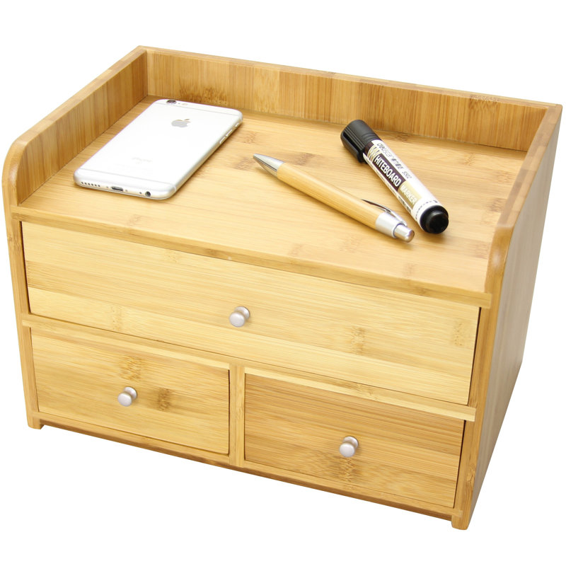 Deese Wood Desk Organiser