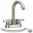 Brushed Nickel Bathroom Vanity Faucet - 2 Handles, High Arc Spout, Easy To Adjust Water Flow Lavatory In 360 Swivel, With Pop Up Drain And Supply Hose
