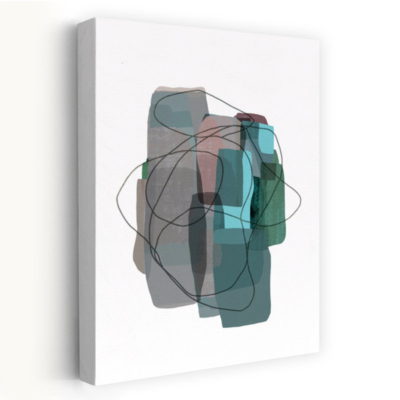Art contemporain contemporain abstrait, H 36 po x l 24 po
