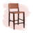 Saide Counter Stool with Solid Wood Frame-589795014