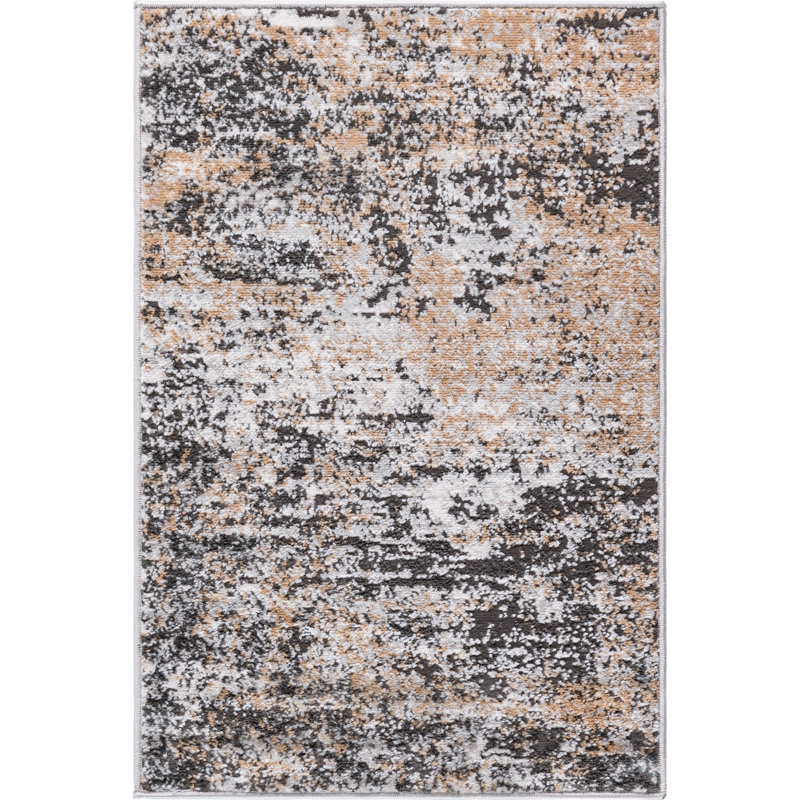 Highdell Abstract Indoor Rug, Rectangle 2'2" x 3'