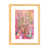 Toile avec cadre en bois beige est en rupture de stock