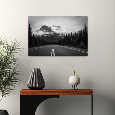 Paysage contemporain abstrait en mouvement