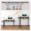 Bureau debout électrique en L de 63 po avec 2 tiroirs, bureau ergonomique à hauteur réglable en coin, table d'ordinateur avec rangement pour la maison et le bureau-119335845-117523055