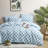 Grid Comforter Set Plaid Bedding Set 1 Checkered Comforter with Pillowcases-114984132-114984126