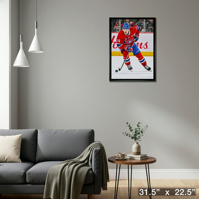 Nick Suzuki encadré 20 x 29 toiles Canadiens Action-H