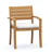 7 Pcs Grade-A Teak Wood Dining Set: 60" Square Rectangle Butterfly Table And 6 Alvarado Stacking Arm Chairs #11TV1406-1512472837