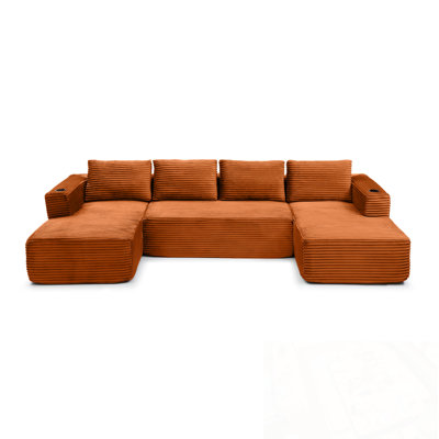 Canapé modulaire en Corduroy