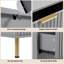 Zebra 6-Drawer Cabinet – Honeycomb Design, Gold Handle, Matt Grey