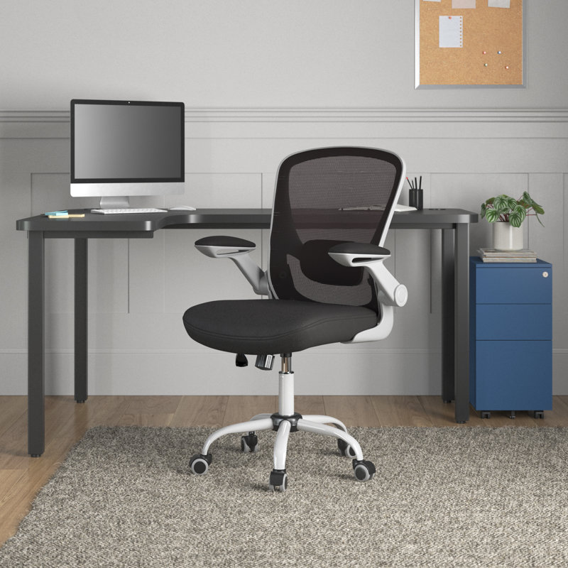 Chaise de travail Darnae, Blanc