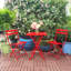 Ensemble bistro 3 pièces de terrasse et chaises pliables-670832652