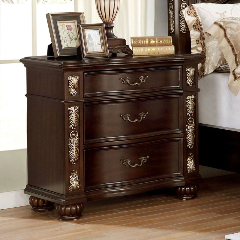 Ensemble de chambre à coucher à panneau tapissier 5 pièces