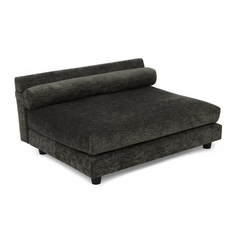 Canapé pour chien Soho, Charbon de bois, Moyen (l 26 po x P 24 po x H 16 po)