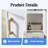 18"Modern Mini Free-Standing Single Bathroom Vanity-1722552926