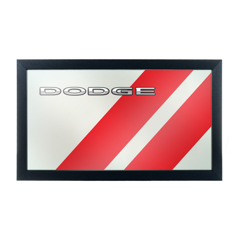 Dodge Big Stripe Rectangle Mirror