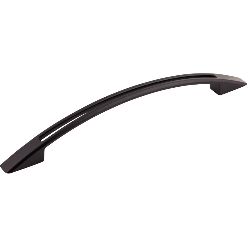 Tango Cut Out Center Bar pull, Flat Black, 6 5/16" Center to Center