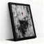 «Red Key Against Peeling Grayscale», art mural sur toile-1608748676