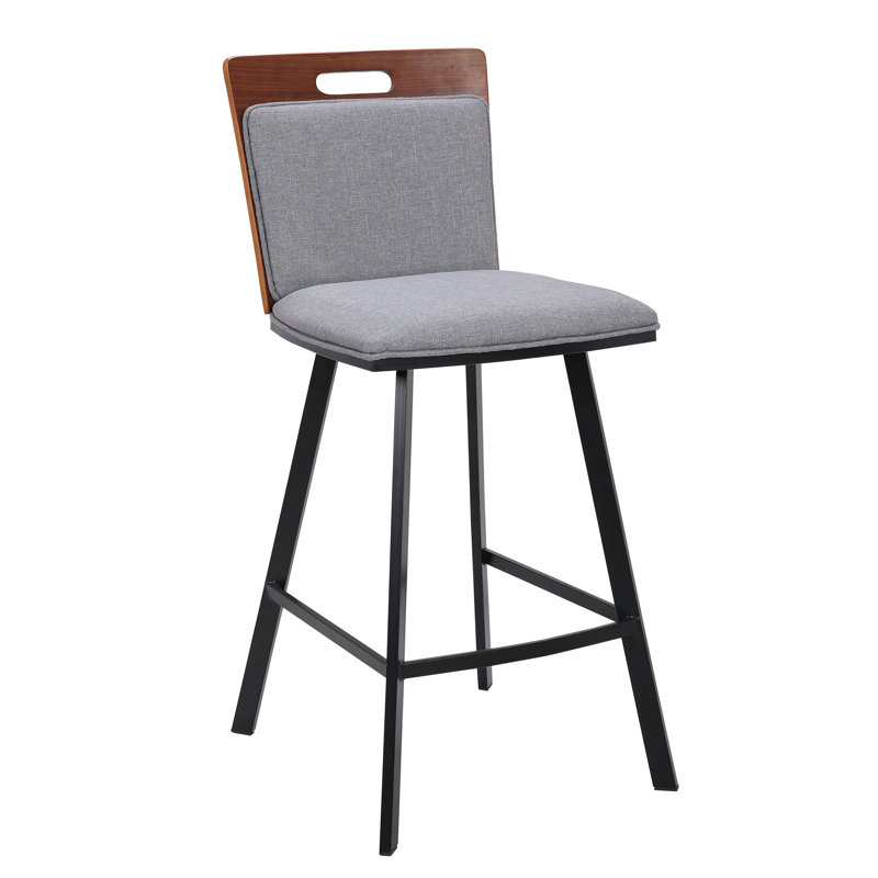 Nadia 26" Bar Stool, Gray