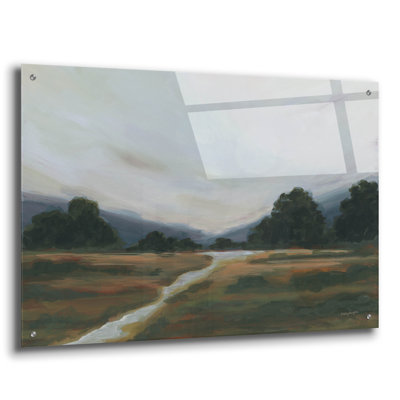 «Auburn Creek Blue» par Haley Knighten, art mural en verre acrylique