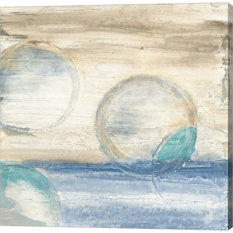 " Circles In Time IV " by Chris Paschke Painting Print,  Wrapped Canvas, 24" H x 24" W x 1.5" D