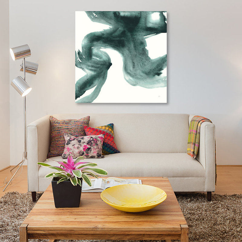 « jasper délavé i », impression sur toile, H 37 po x l 37 po x P 1,5 po, Pas de tapis, Toile tendue