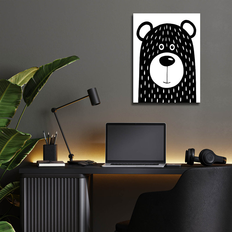 «Vanilla Bear» par Lucia Stewart, H 16 po x l 12 po x P 0,13 po